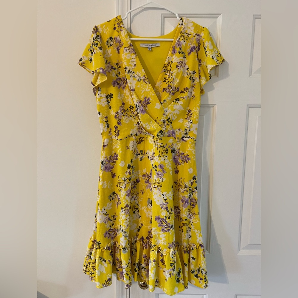 Yellow Floral Dress